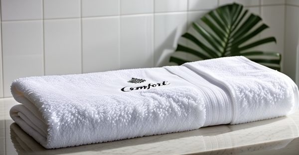 Serviette de bain personnalisée prénom : douceur et élégance à votre image